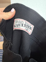 “As is” Jean Paul Gaultier pour Gibo 1980s black skirt TUV #156326