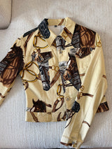 Rare Dolce & Gabbana Equestrian 90s Jean Jacket - Size S