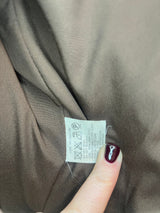 Valentino boutique Brown Tweed blazer with brown and gold details size 8