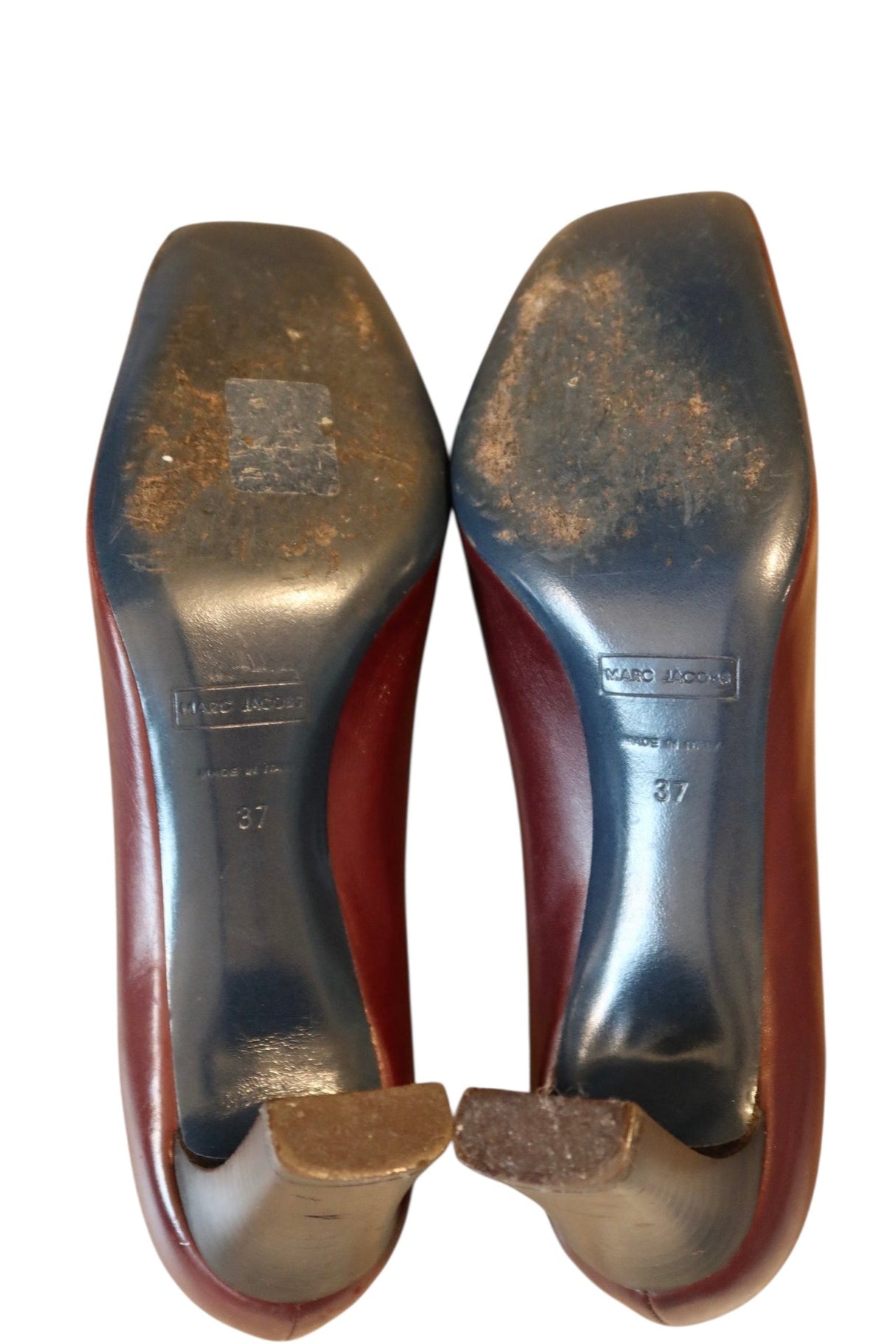 Marc Jacobs brown square toe heels (37)