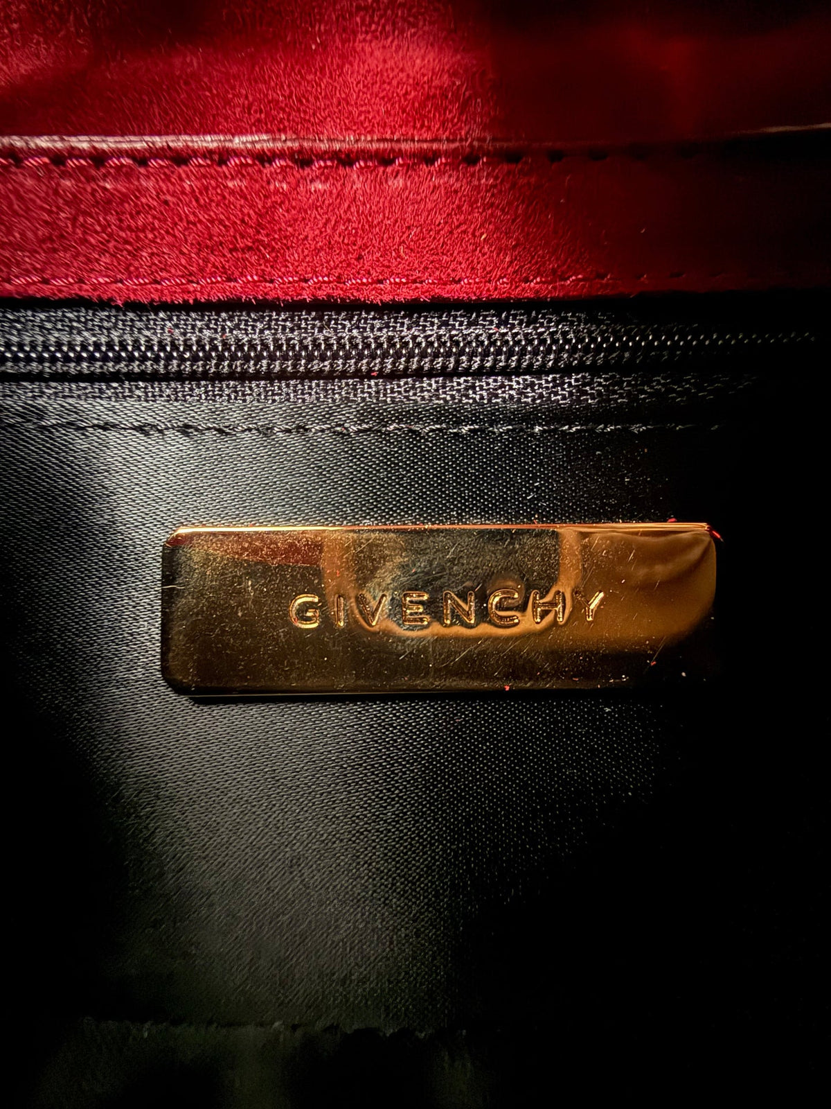 Givenchy Vintage Suede Soutache