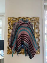 Missoni Lane Wool Multicolor and Glitter Poncho