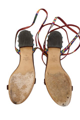 Valentino Aztec style rockstud sandals (39)