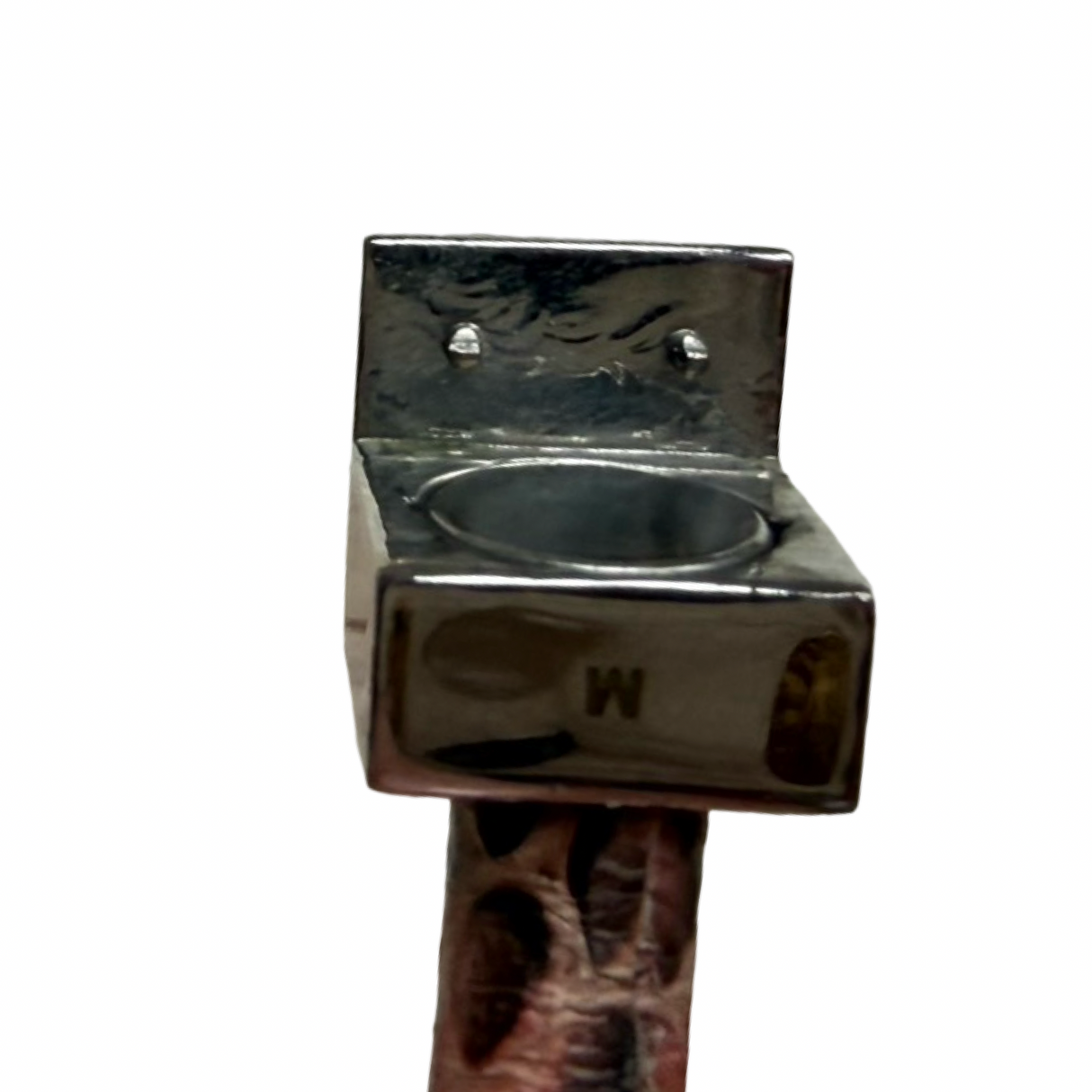 Fendi Resin Stingray Leather Bangle