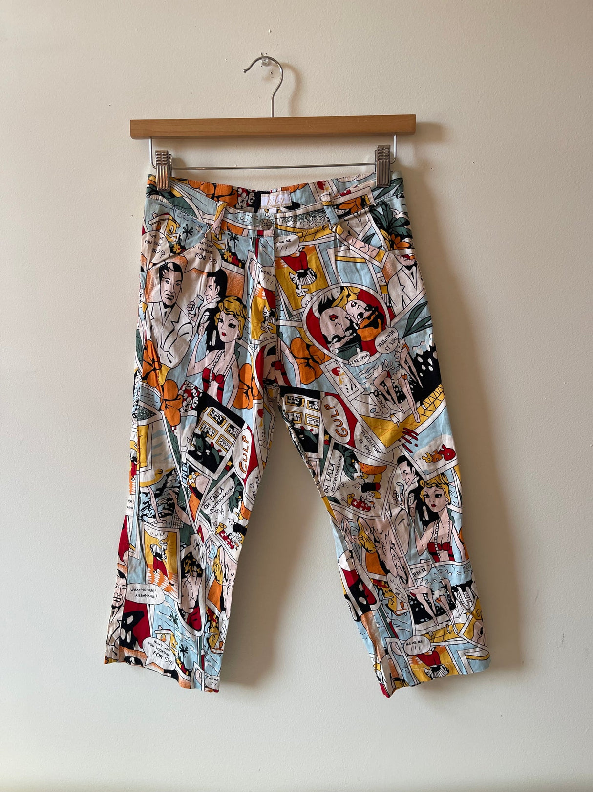 Kailu pop art capri pants