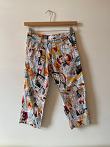 Kailu pop art capri pants