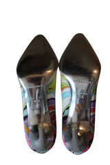 Emilio Pucci multi color satin heels (36.5)