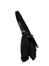 Chanel giant Mademoiselle black quilted nylon flap bag