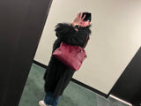 Vintage Y2K Red Gucci Bree Guccissima Tote Bag