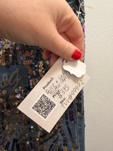 Dolce & Gabbana Glitter Capri pants size 28 - sku tuv #99982
