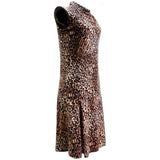 1960's I.magnin Leopard Shift Dress