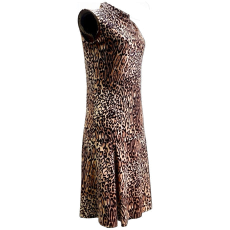 1960's I.magnin Leopard Shift Dress