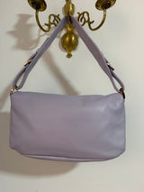 Authentic Vintage Valentino Garavani Spring/Summer 2004 Rhinestone Butterfly Lambskin Leather Shoulder Bag – Pastel Lilac