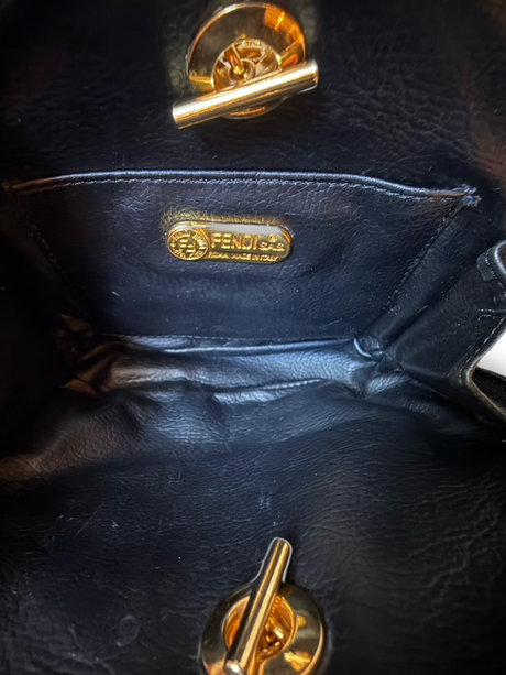 Fendi Vintage Velvet Pasta Bag