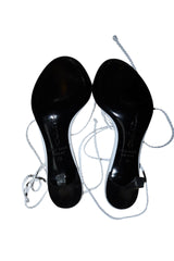 Oscar de la Renta white braided heels (36)