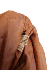 Yves Saint Laurent brown suede jacket