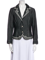 Escada Denim Detail Blazer