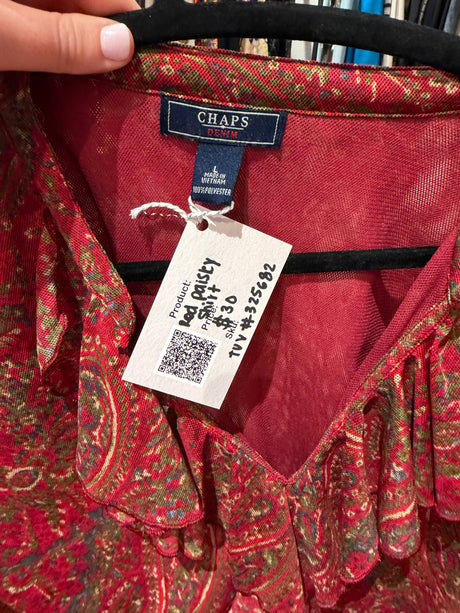 Red paisley shirt - TUV #325682