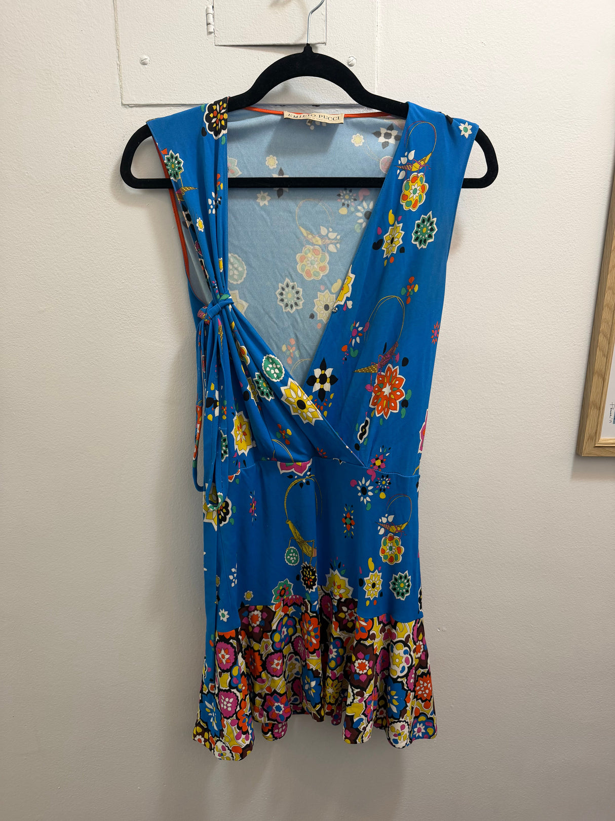 Blue Emilio Pucci dress - size 34 - SKU TUV #3368