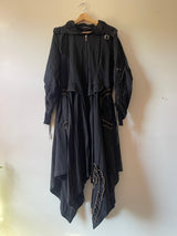 Areline black trench coat