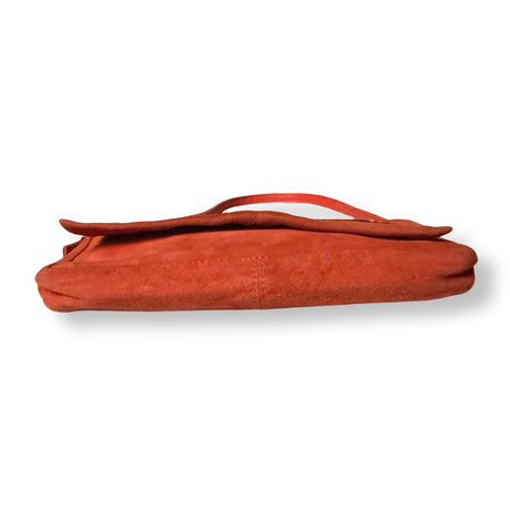 Fendi Vintage Suede Glitter Baguette