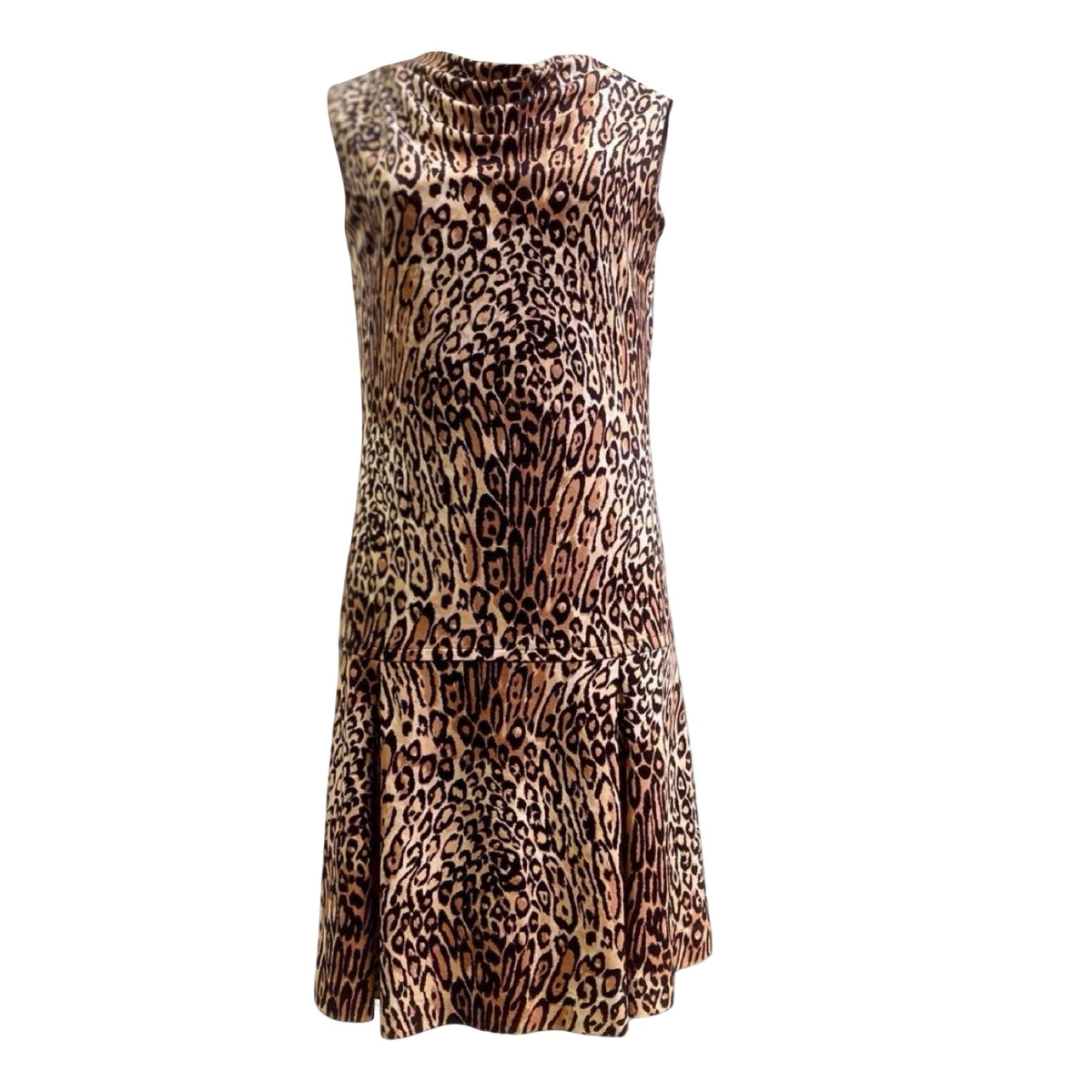 1960's I.magnin Leopard Shift Dress