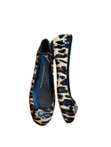 Giuseppe Zanotti ponyhair leopard ballet flats with skull detail (36.5)