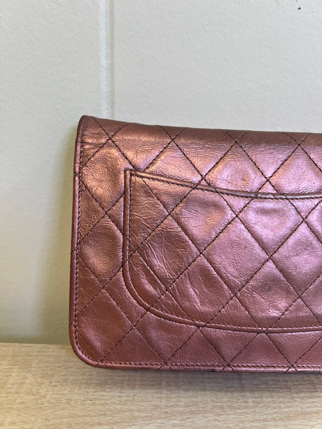 CHANEL Matelasse 2.25 Chain Wallet Shoulder Bag Leather Pink (Copy)