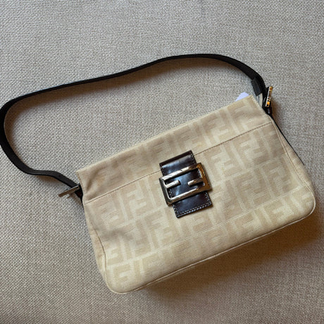 Fendi Vintage Zucca Shoulder Bag