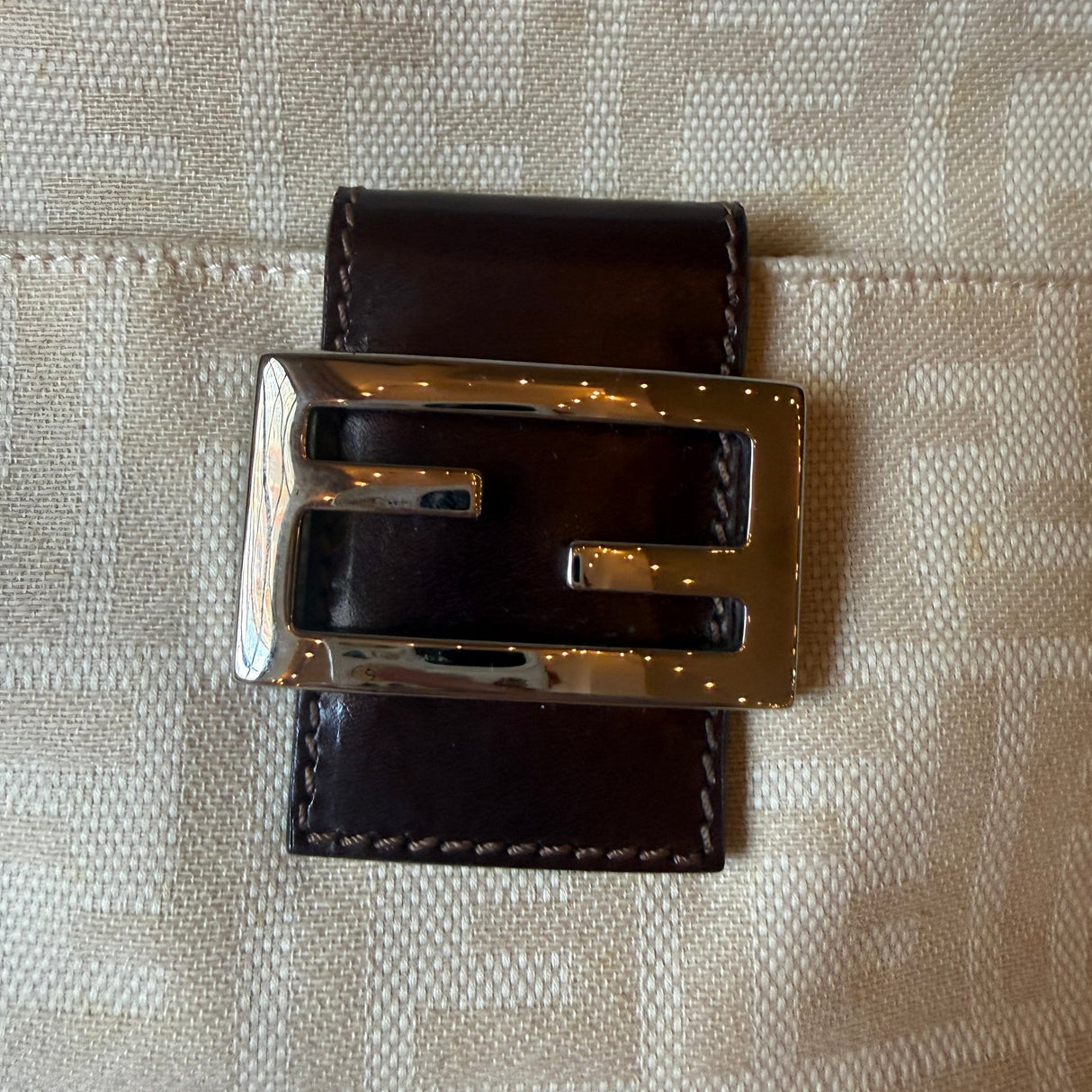 Fendi Vintage Zucca Shoulder Bag