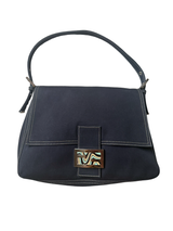 Fendi Mama Baguette Dark Rinse Canvas