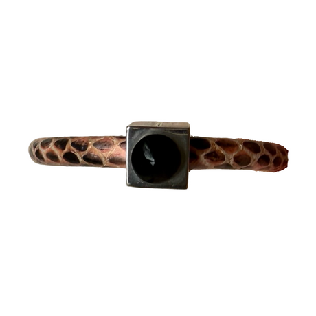 Fendi Resin Stingray Leather Bangle