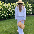 Fendi Mama Baguette Straw & Orange Leather