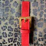 Fendi Vintage Leopard Messenger Bag