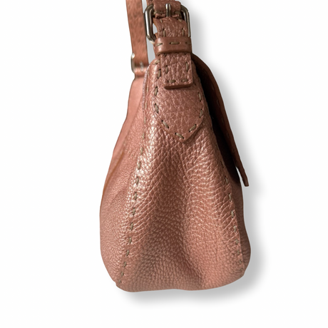Fendi Vintage Selleria Metallic Baguette