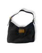 Fendi Vintage Suede Baguette Hobo Shoulder Black authentic 2000s y2k