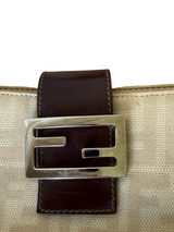 Fendi Vintage Zucca Shoulder Bag Small