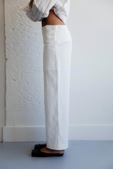 Bone straight leg pants