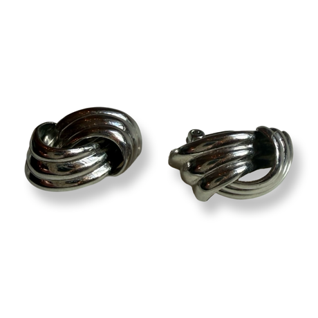 Givenchy Vintage Round Knot Earrings