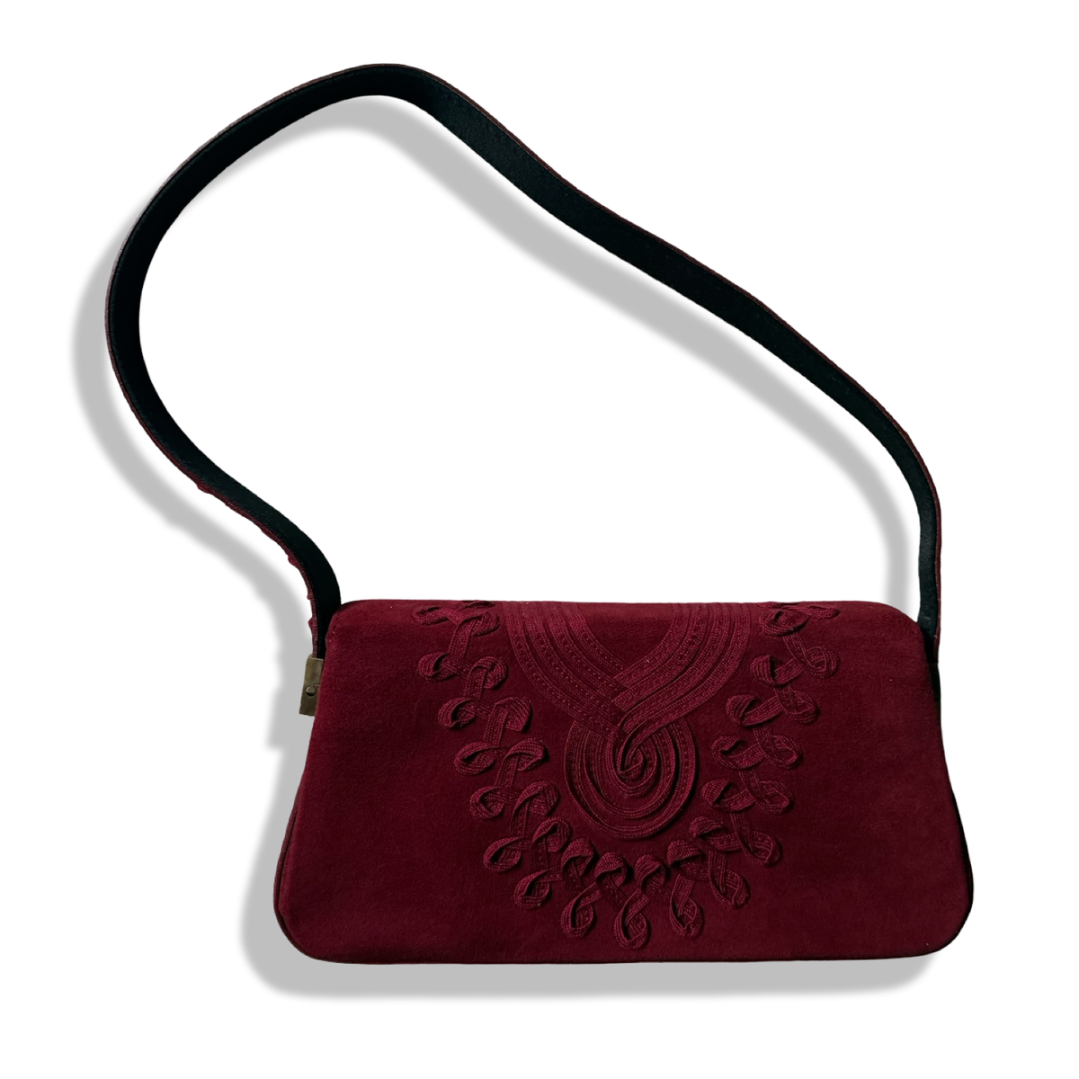 Givenchy Vintage Suede Soutache