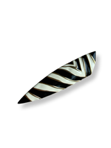 Givenchy authentic Vintage 1980s  Zebra Enamel Brooch Pin runway piece 