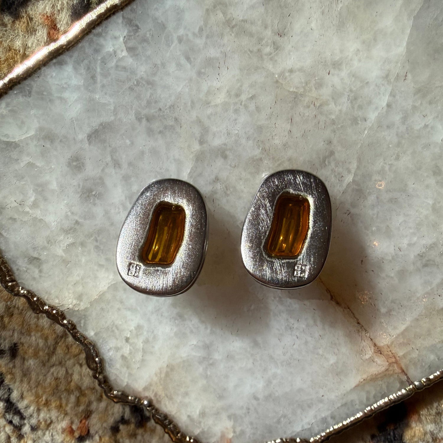 Givenchy Vintage Resin Earrings