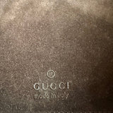 Gucci Vintage Suede Bamboo Flap Bag