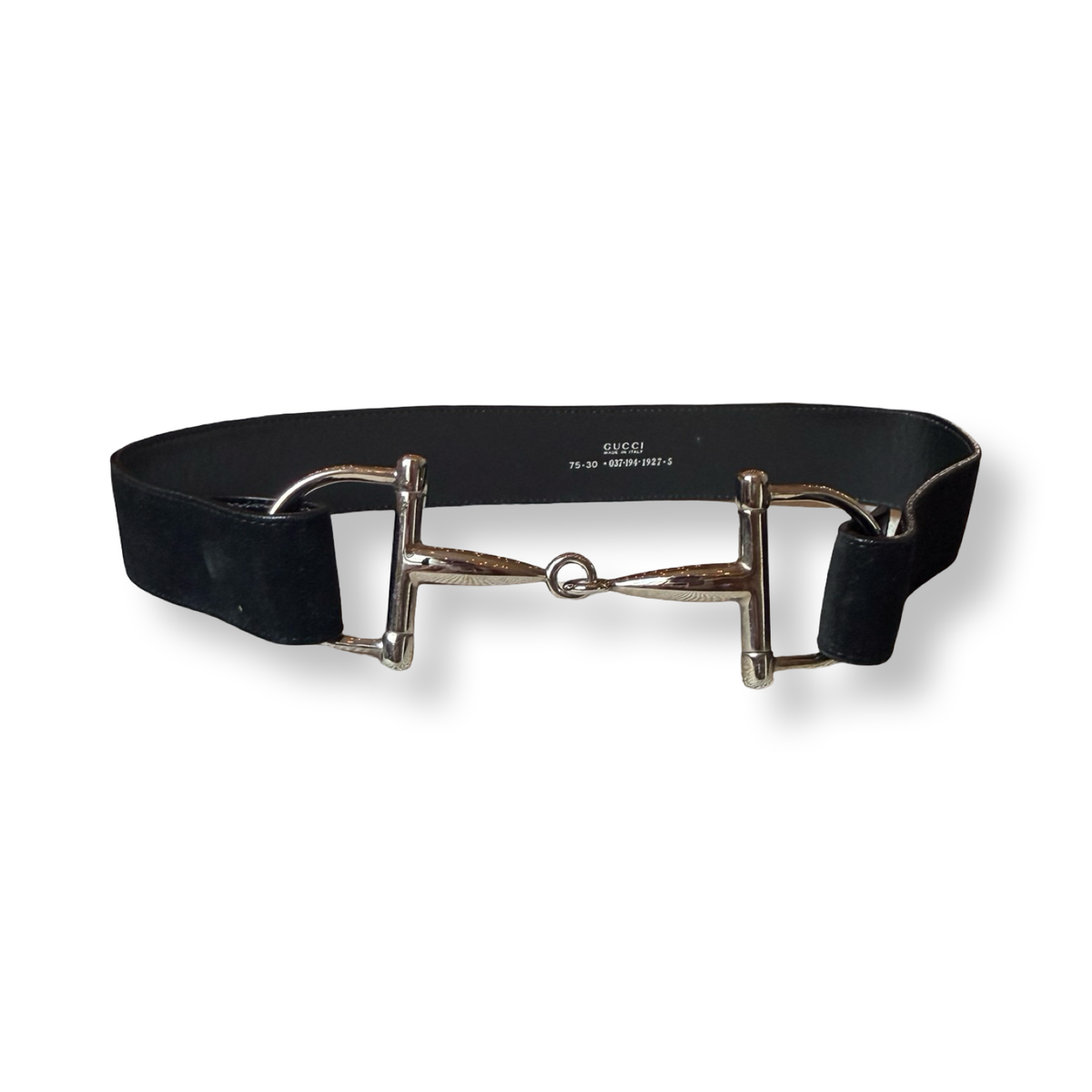 Gucci Vintage Horsebit Belt Suede