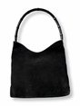Gucci Vintage Bamboo Suede Hobo Shoulder Black authentic Tom Ford Era Gucci 90s 2000s