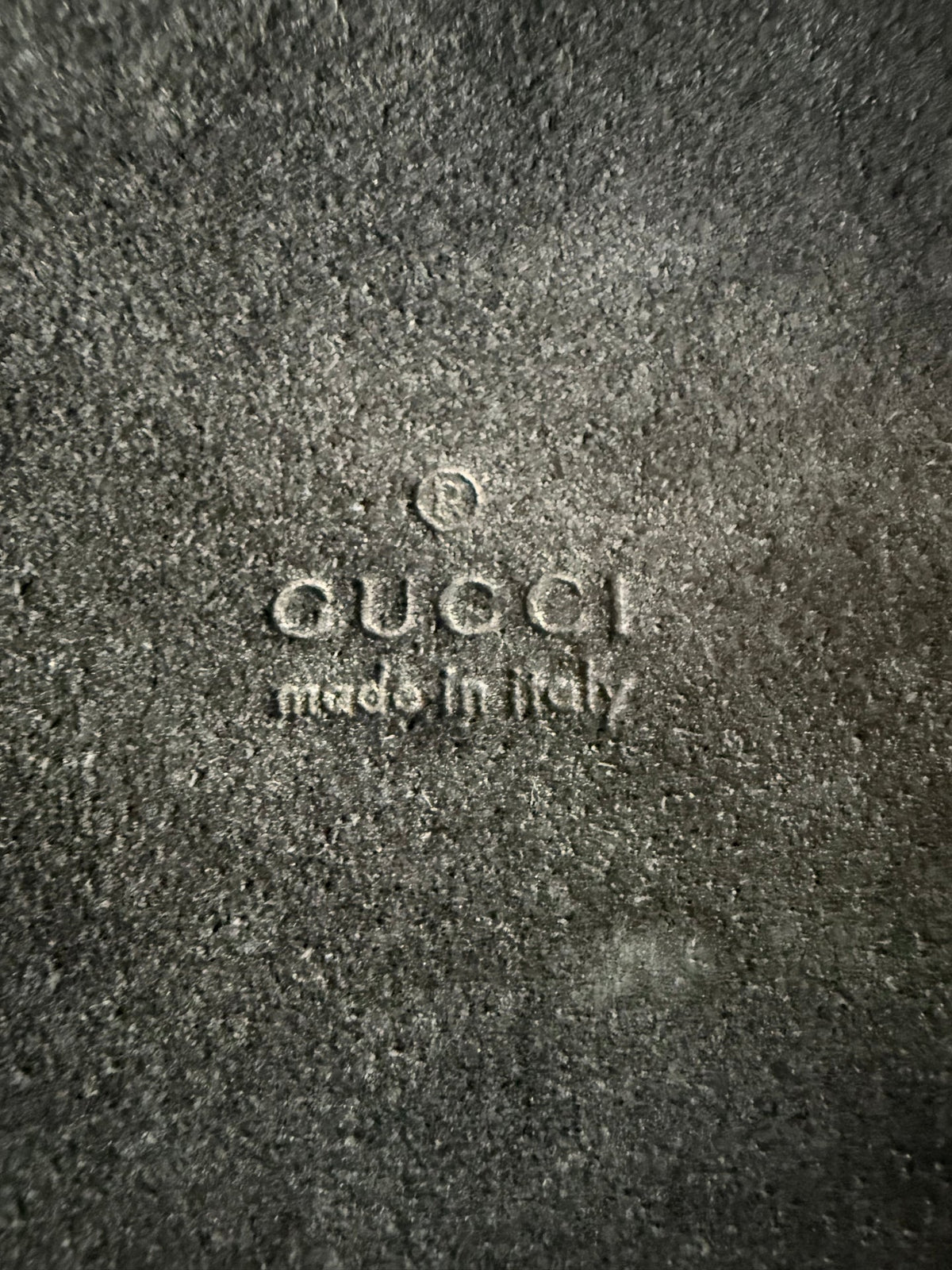 Gucci Vintage Bamboo Suede Hobo