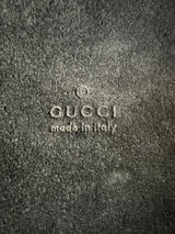 Gucci Vintage Bamboo Suede Hobo