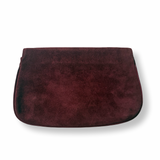 Gucci Vintage Suede Horsebit Clutch