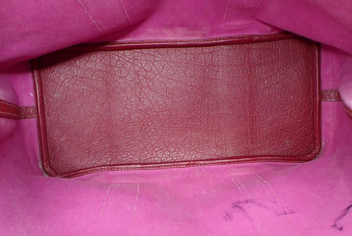 Hermès Garden Party Canvas Tote in Rouge H