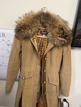 D&G penny lane coat with gold details